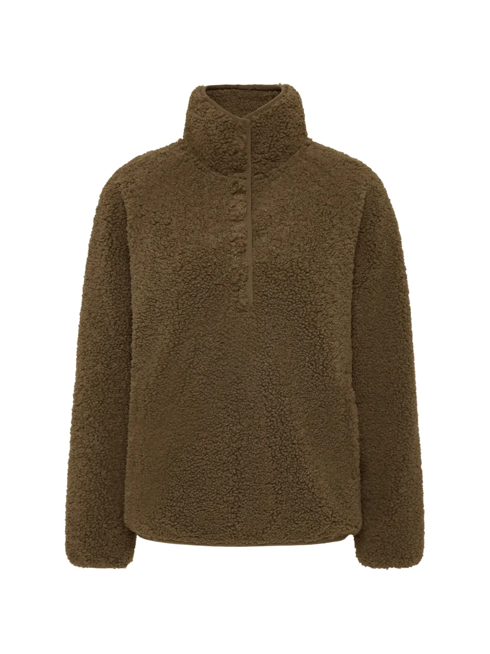 The Upside Harlow Fleeceoberteil mit Stehkragen - Grün