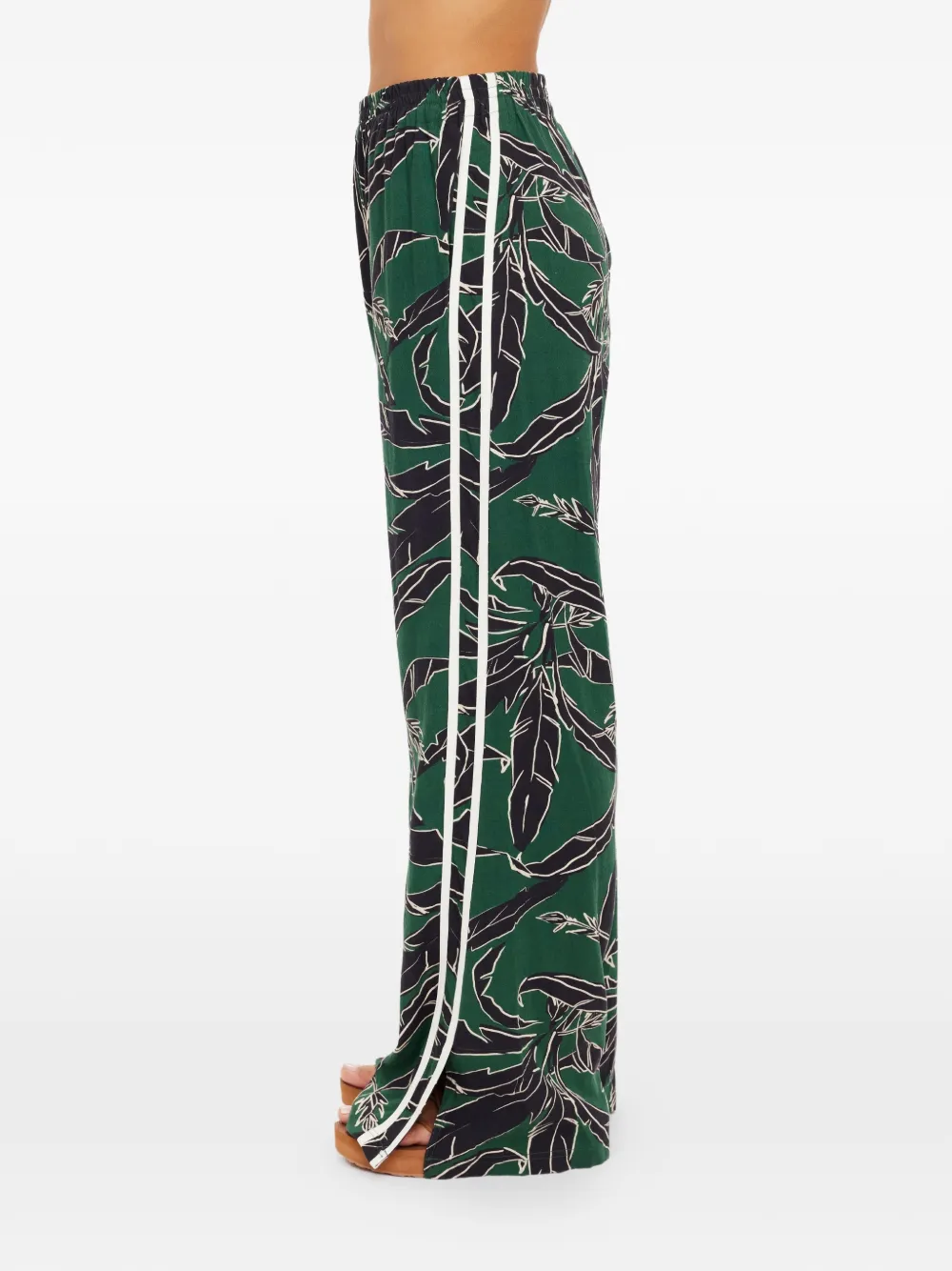 The Upside Tamara Juliet broek met bloemenprint Groen