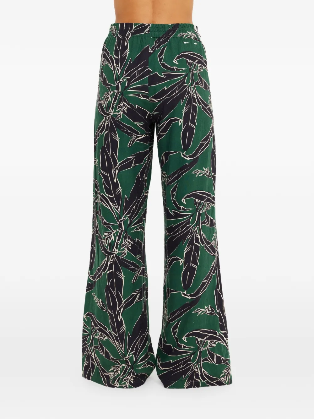 The Upside Tamara Juliet broek met bloemenprint Groen