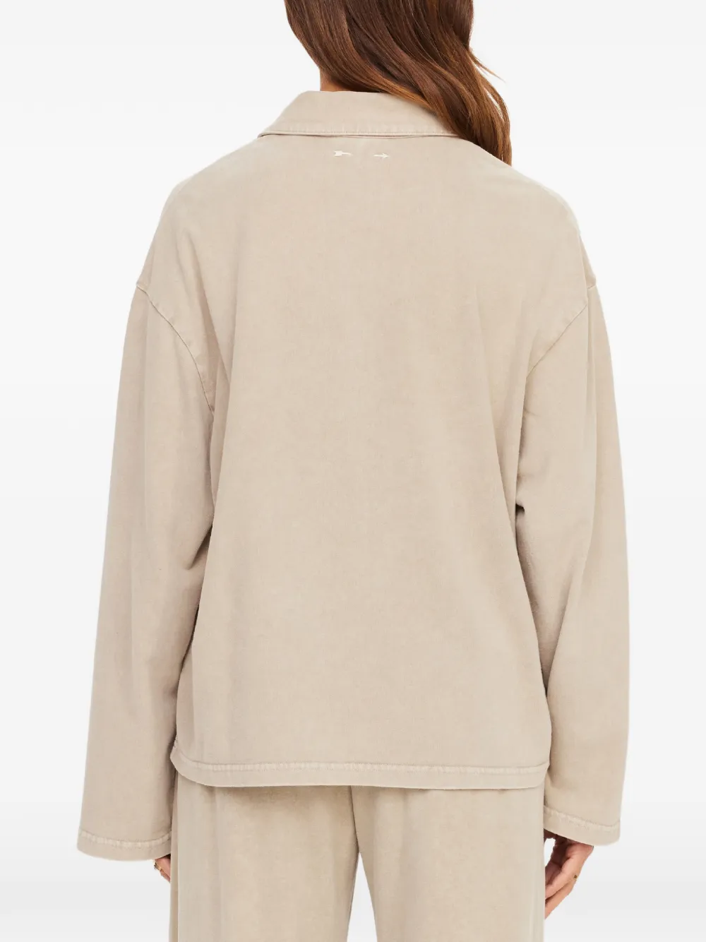 The Upside Soho Rhea poloshirt met knopen Beige
