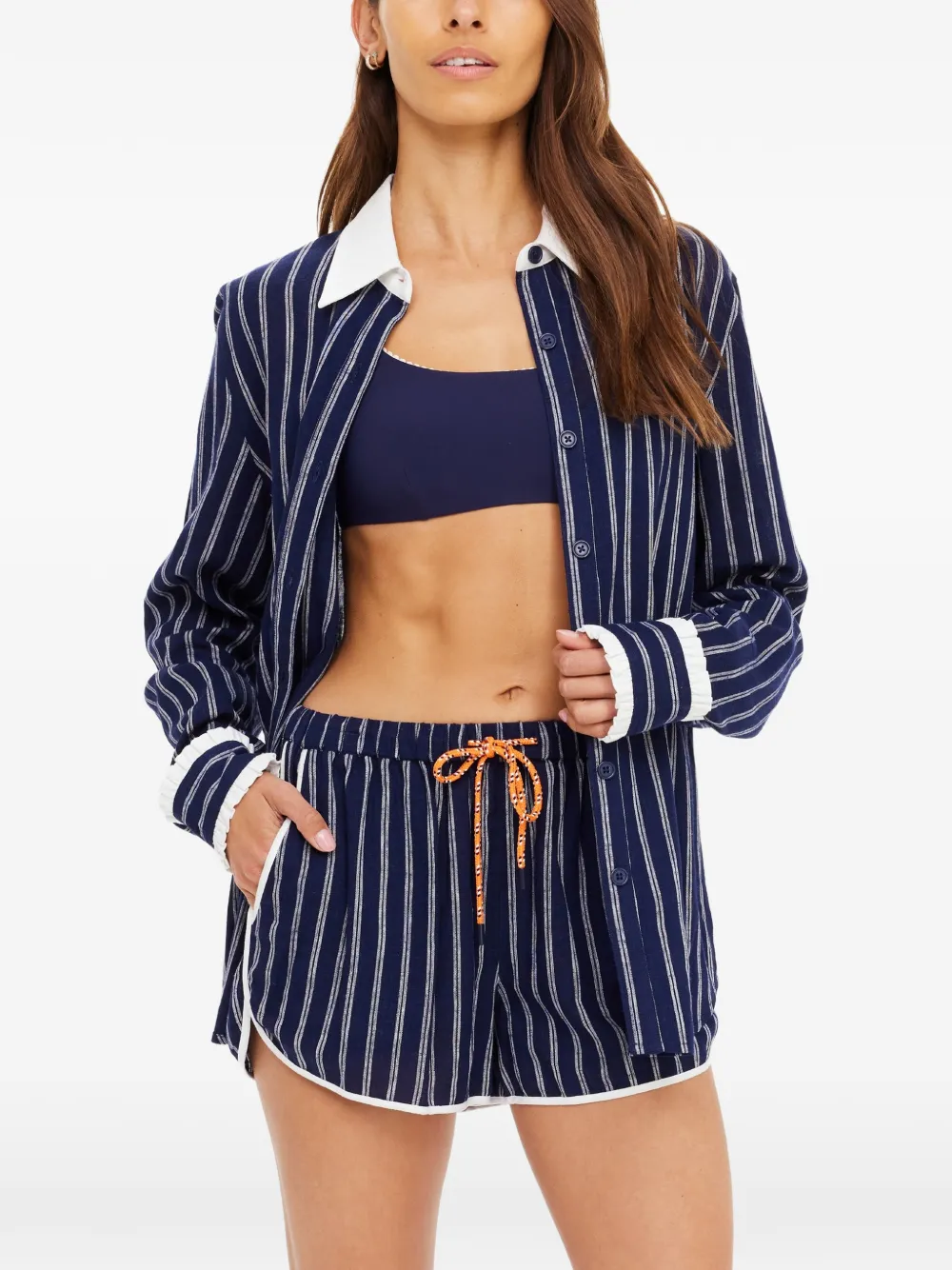 The Upside Belize Bobbi Shirt in Blue, view 3