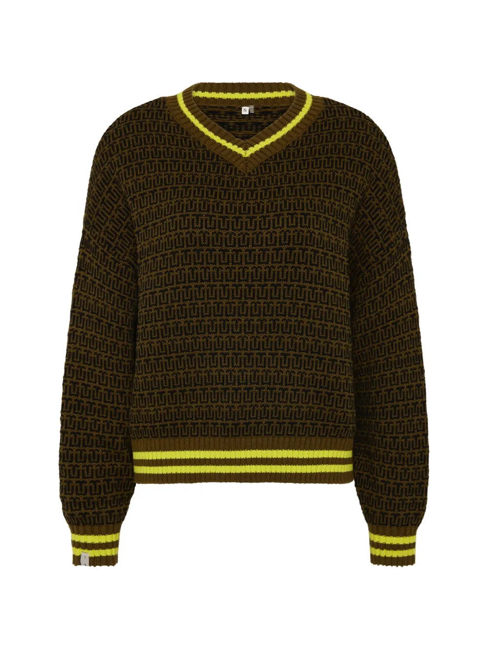 The Upside Maglione Castilla Clementine con scollo a V - Verde