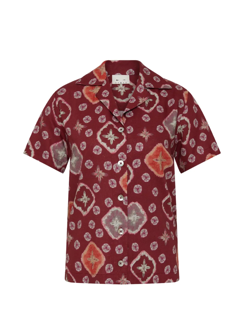 The Upside Camicia Miri Andie a maniche corte - Marrone