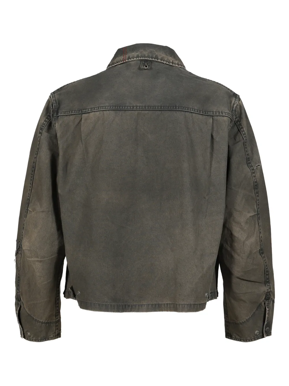 Anachronorm collared zipped denim jacket | Denim Jackets | Image 2