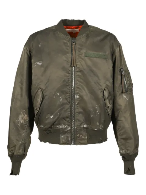 Anachronorm zipped bomber jacket