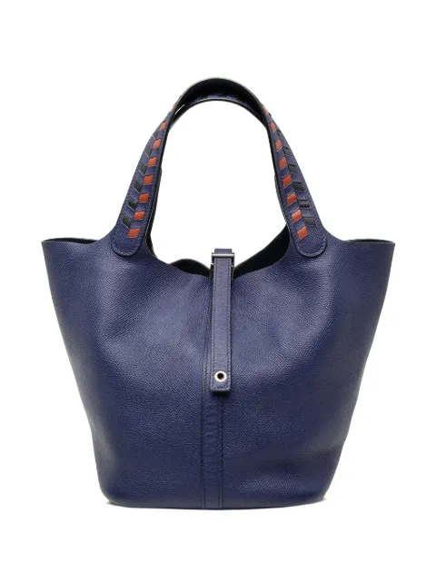 Hermès Pre-Owned 2018 Epsom Tressage Picotin Lock 22 handbag