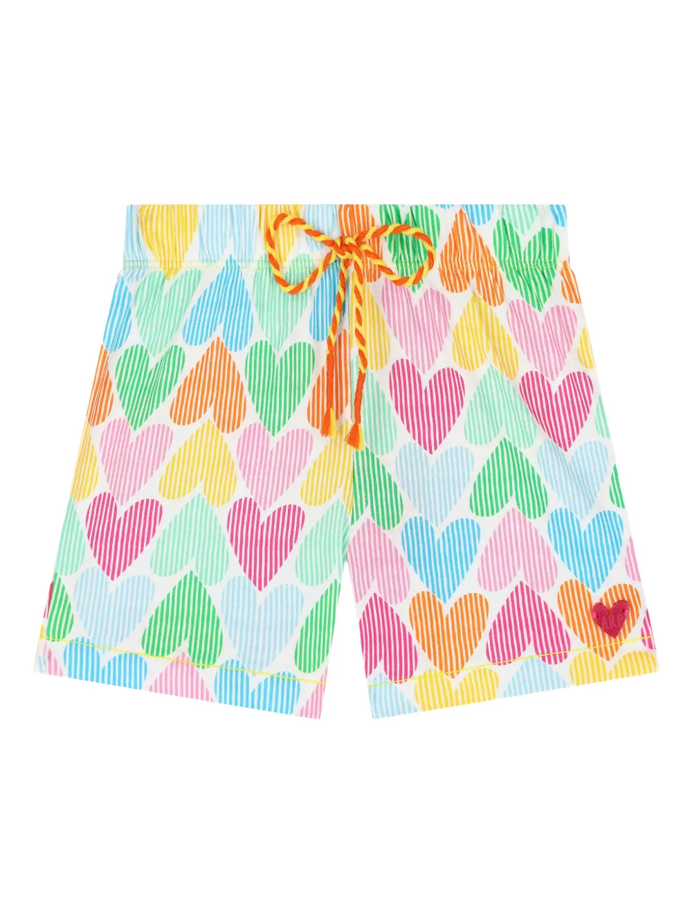 AGATHA RUIZ DE LA PRADA heart-print shorts - Bianco