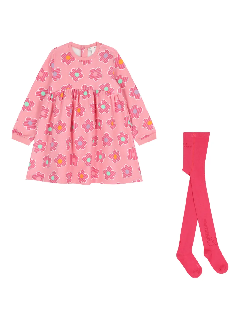 AGATHA RUIZ DE LA PRADA Set abito a fiori - Rosa