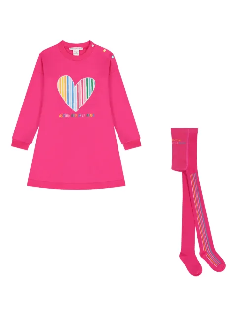 AGATHA RUIZ DE LA PRADA heart-print dress set (set of two)
