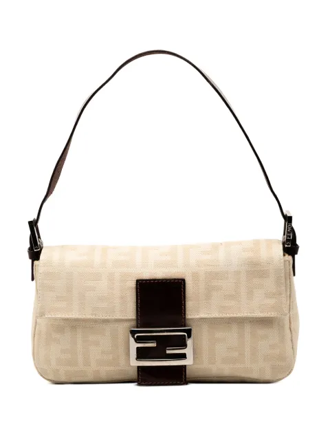 Fendi Pre-Owned 2000-2010 Zucca Canvas Baguette shoulder bag