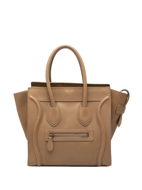 Celine Pre-Owned 2011 Micro Leather Luggage tote bag