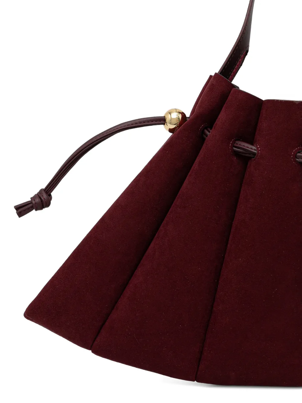 Drawstring Panelled Tote Bag