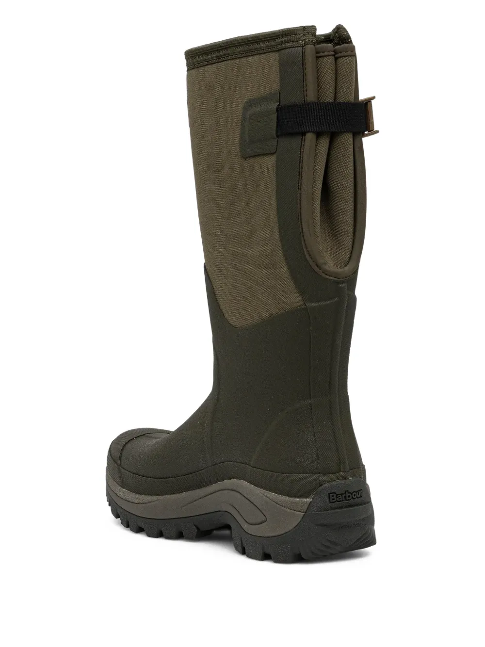 Barbour Tynedale Wellingtons laarzen met gespdetail Groen