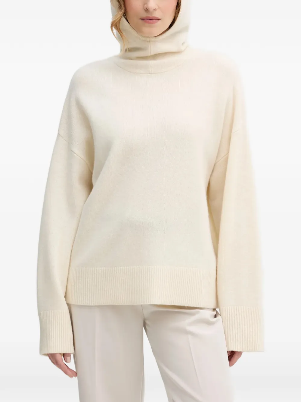 Barbour Evette roll-neck sweater - Nude