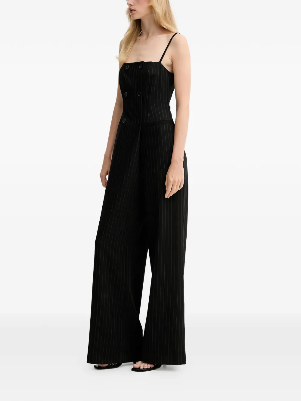 Gestuz double-breasted pinstriped jumpsuit | Jumpsuits largos | Image 2