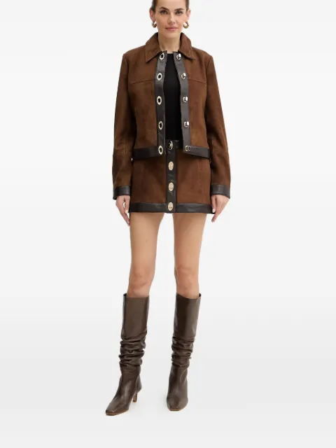 Retrofete Lisbeth suede mini skirt