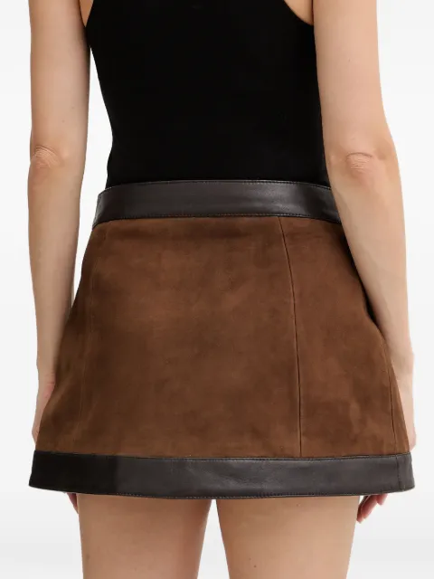 Retrofete Lisbeth suede mini skirt
