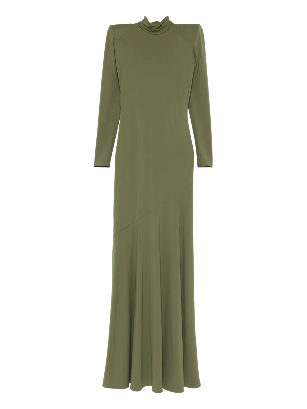 V:PM ATELIER Irma long-sleeve maxi dress - Verde