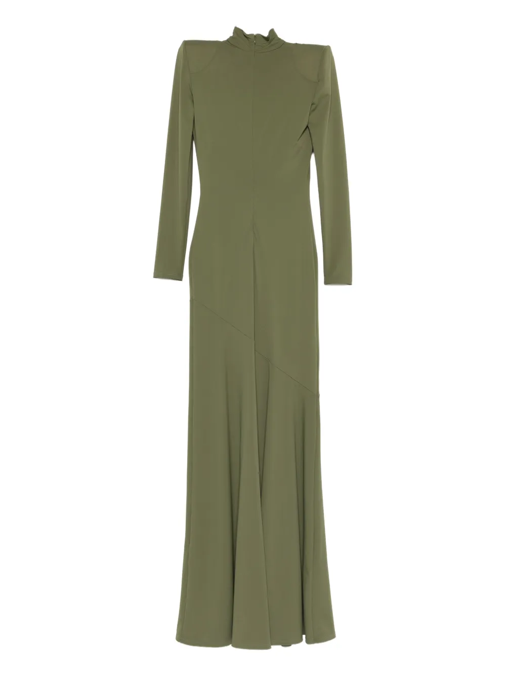 V:PM ATELIER Irma long-sleeve maxi dress - Groen