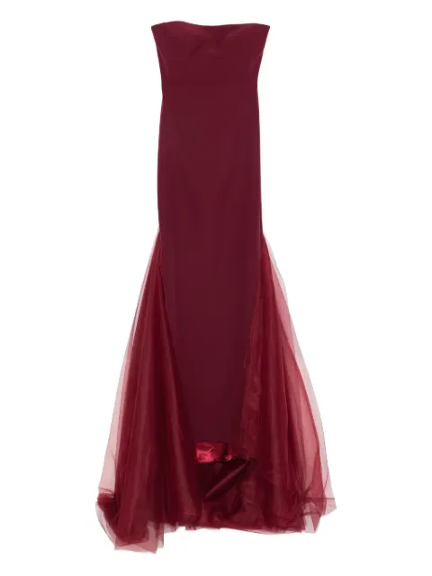 V:PM ATELIER Ariana strapless maxi dress