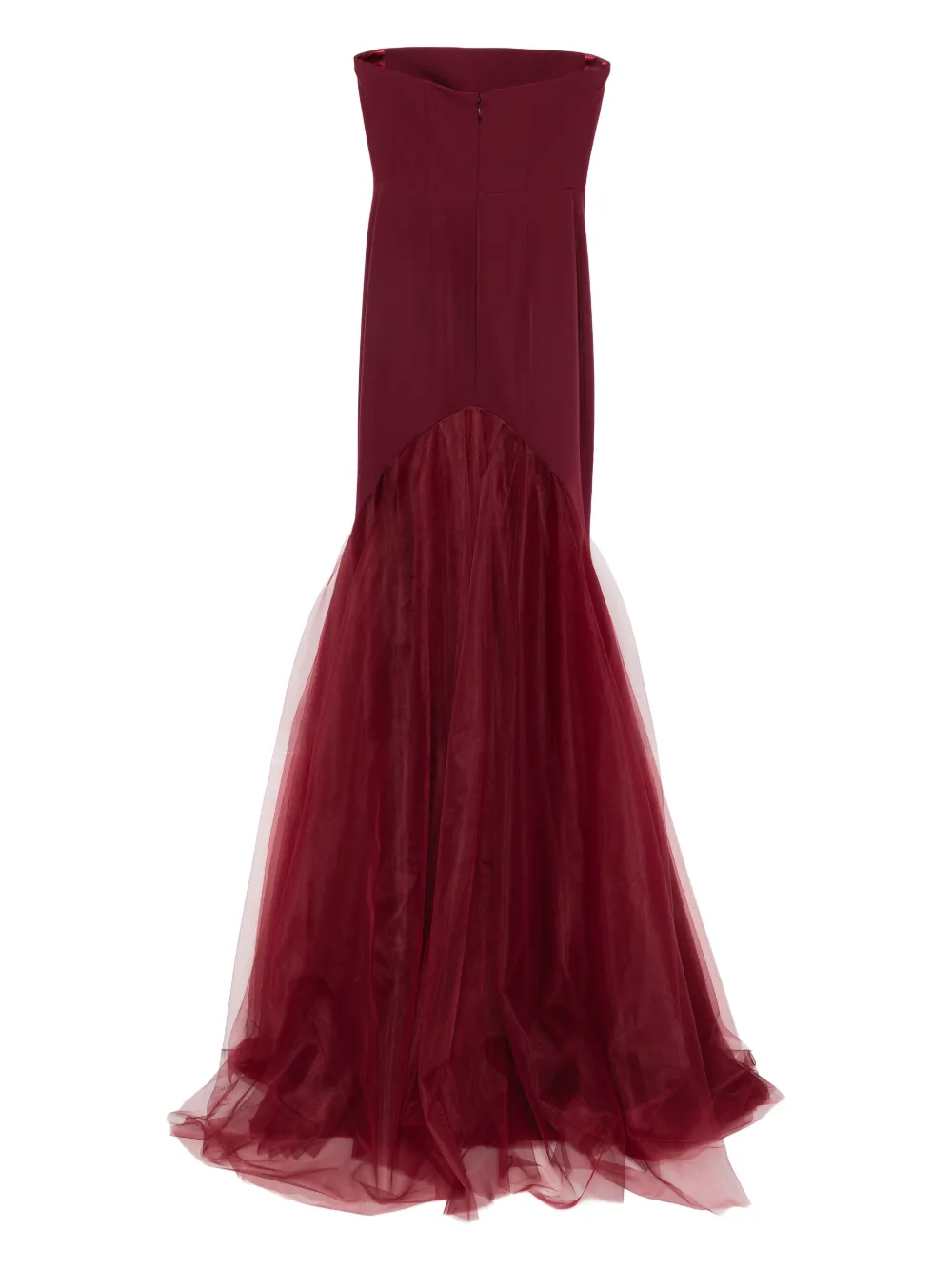 V:PM ATELIER Ariana strapless maxi dress - Rood