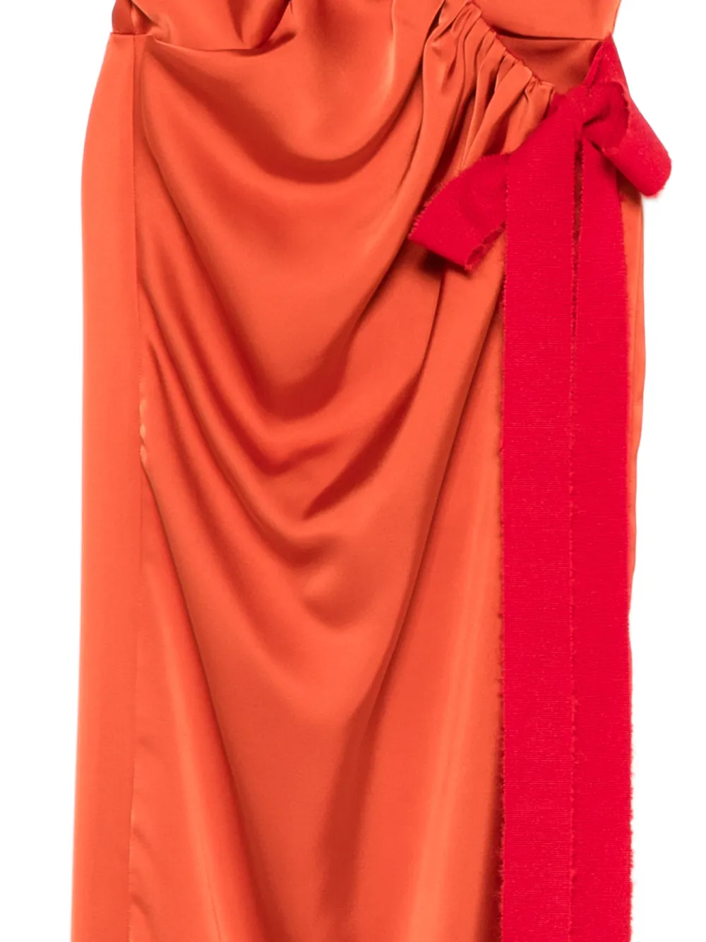 V:PM ATELIER Samantha maxi-jurk Oranje