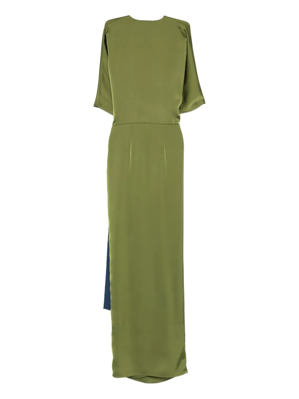 V:PM ATELIER draped tie-detail dress - Groen
