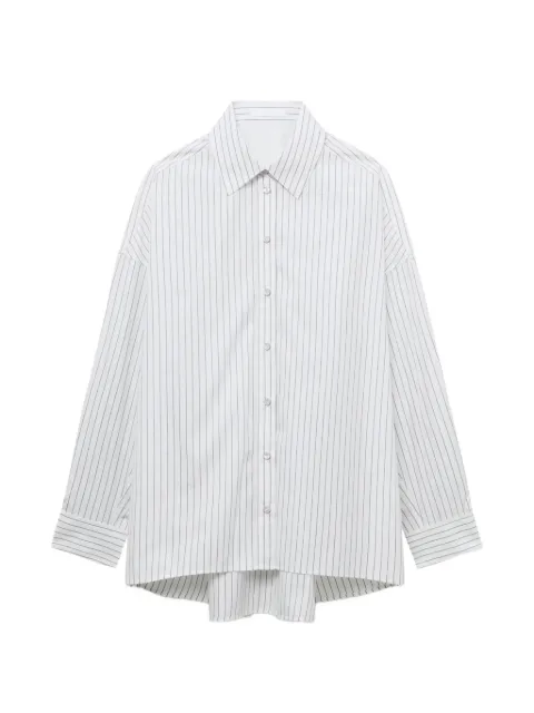 Helmut Lang camisa con rayas estampadas