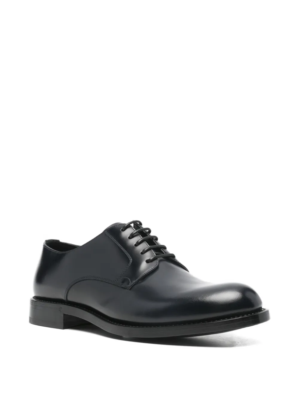 Dolce & Gabbana leather derby shoes Blauw