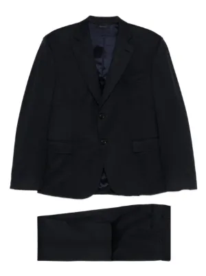 Kiton シングルスーツ | ブラック | FARFETCH JP