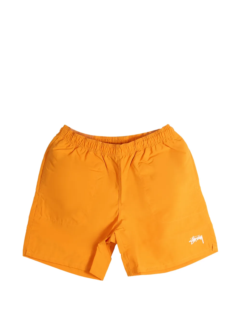 Stüssy elasticated swim shorts - Arancione