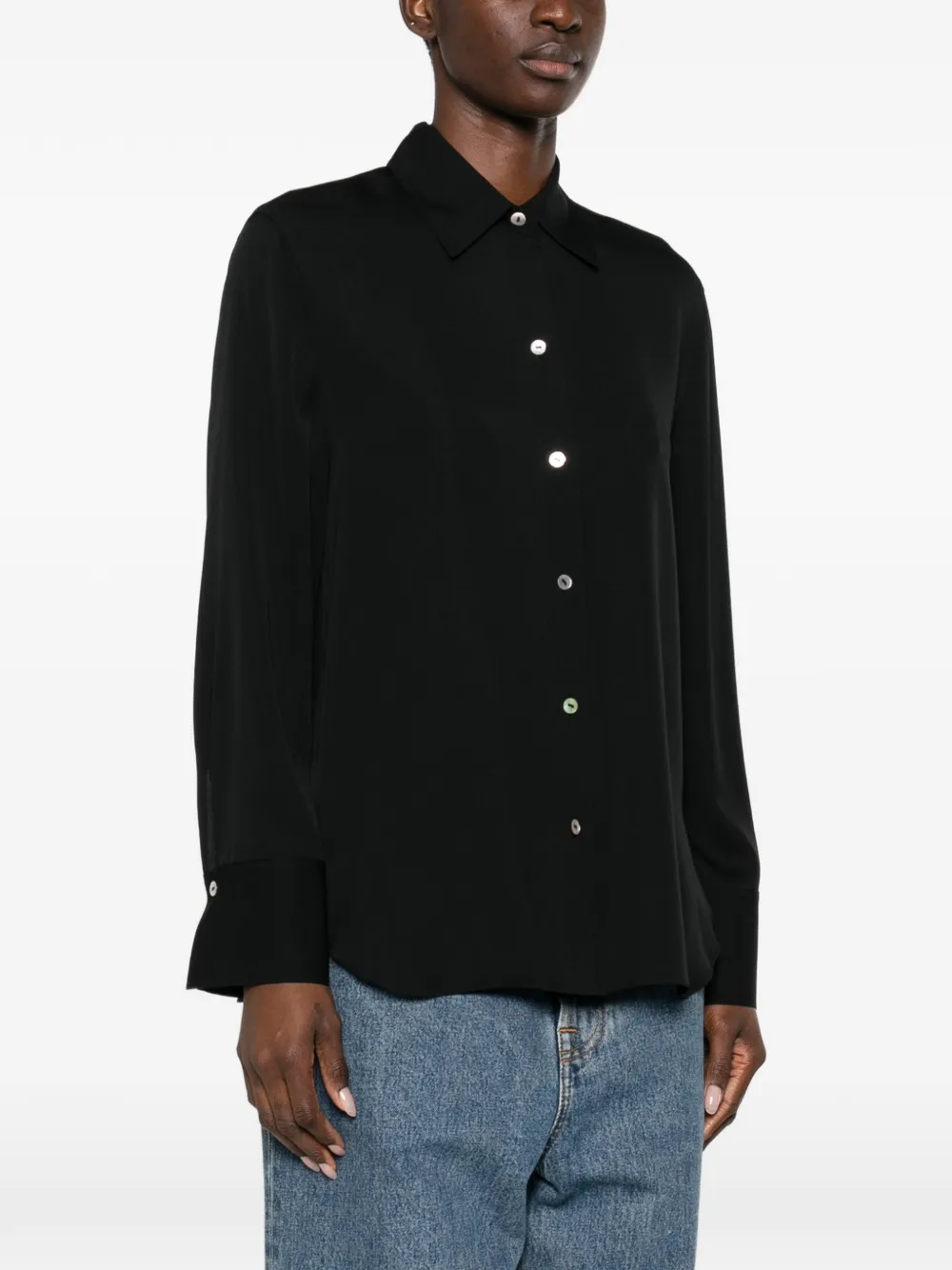  Vince Button Shirt - Black 
