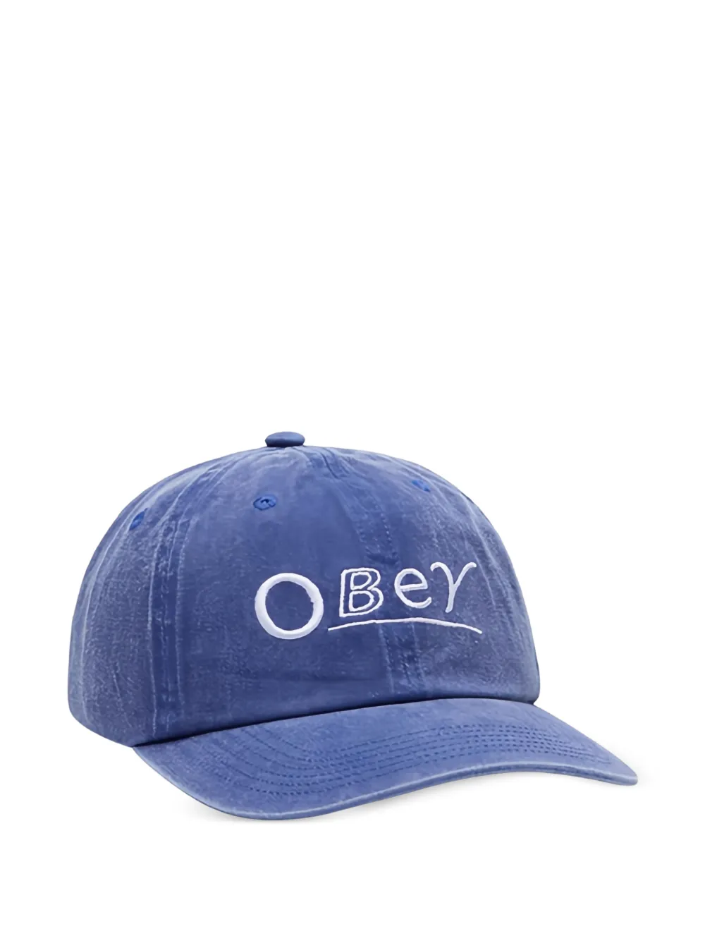 Obey pigment headlines baseball hat - Blu