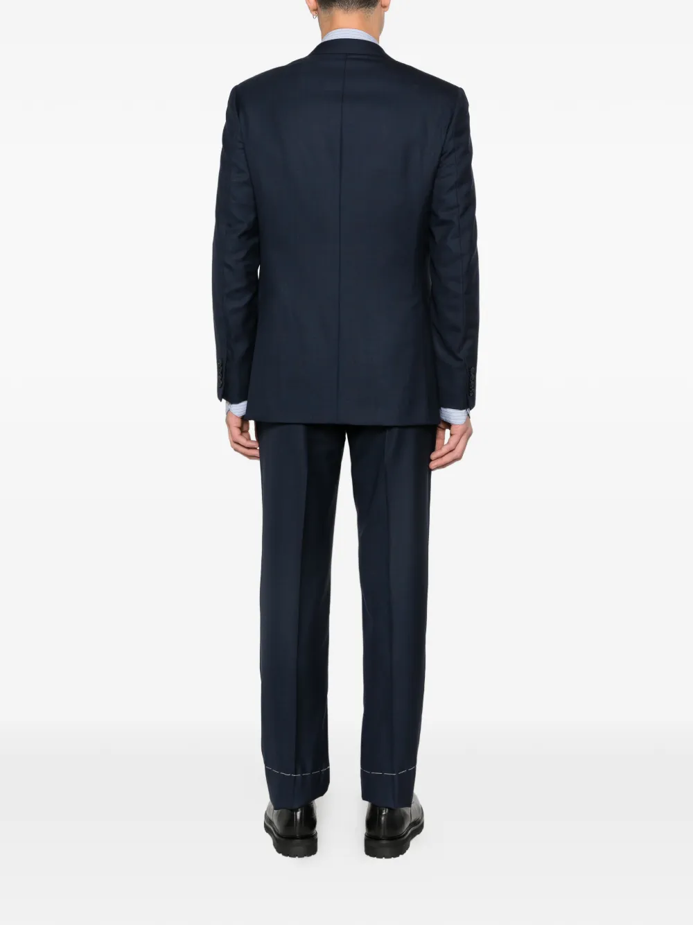  Brioni Notched Lapel Suit - Blue 