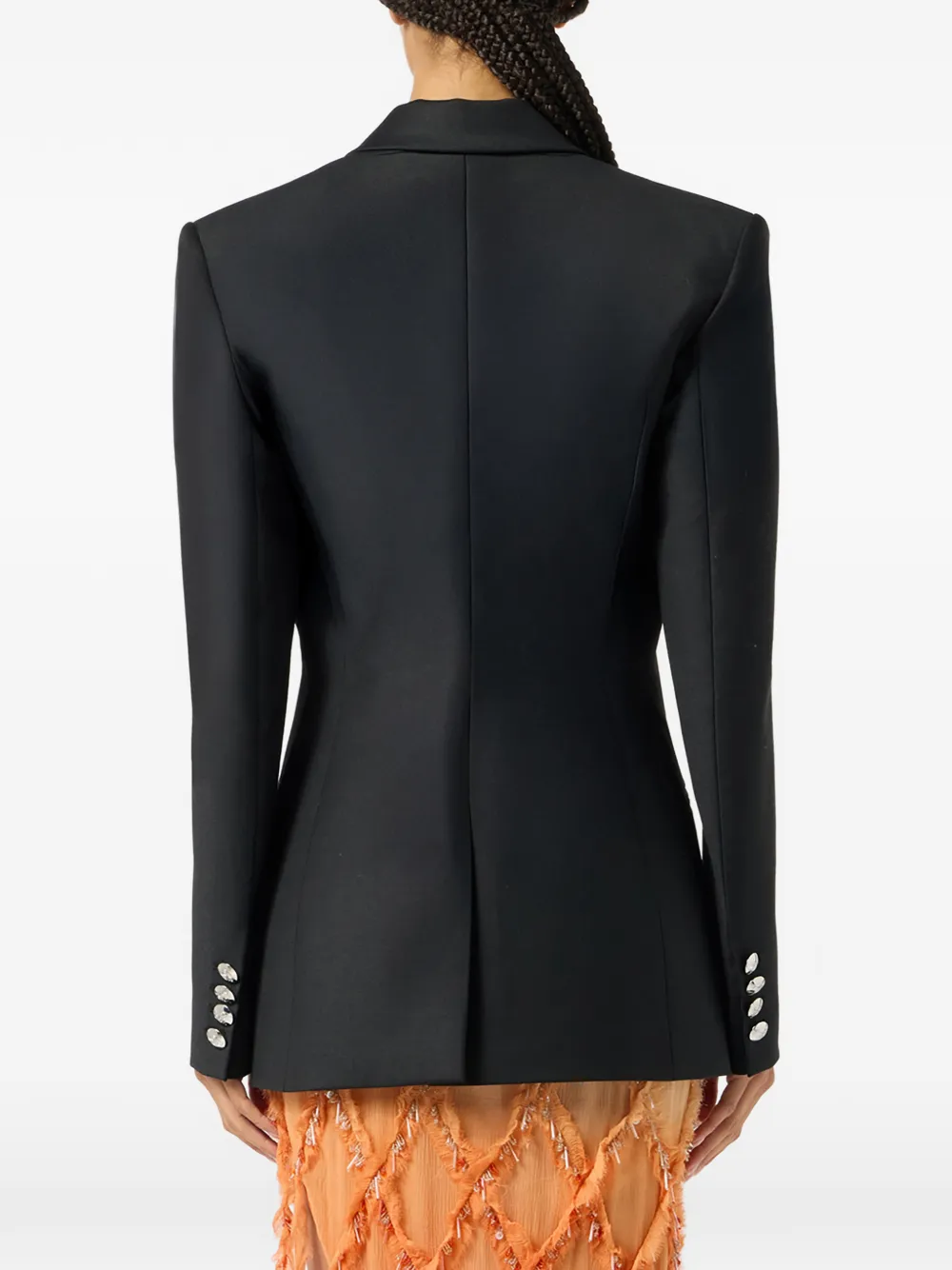 Blumarine Blazer met dubbele rij knopen Zwart