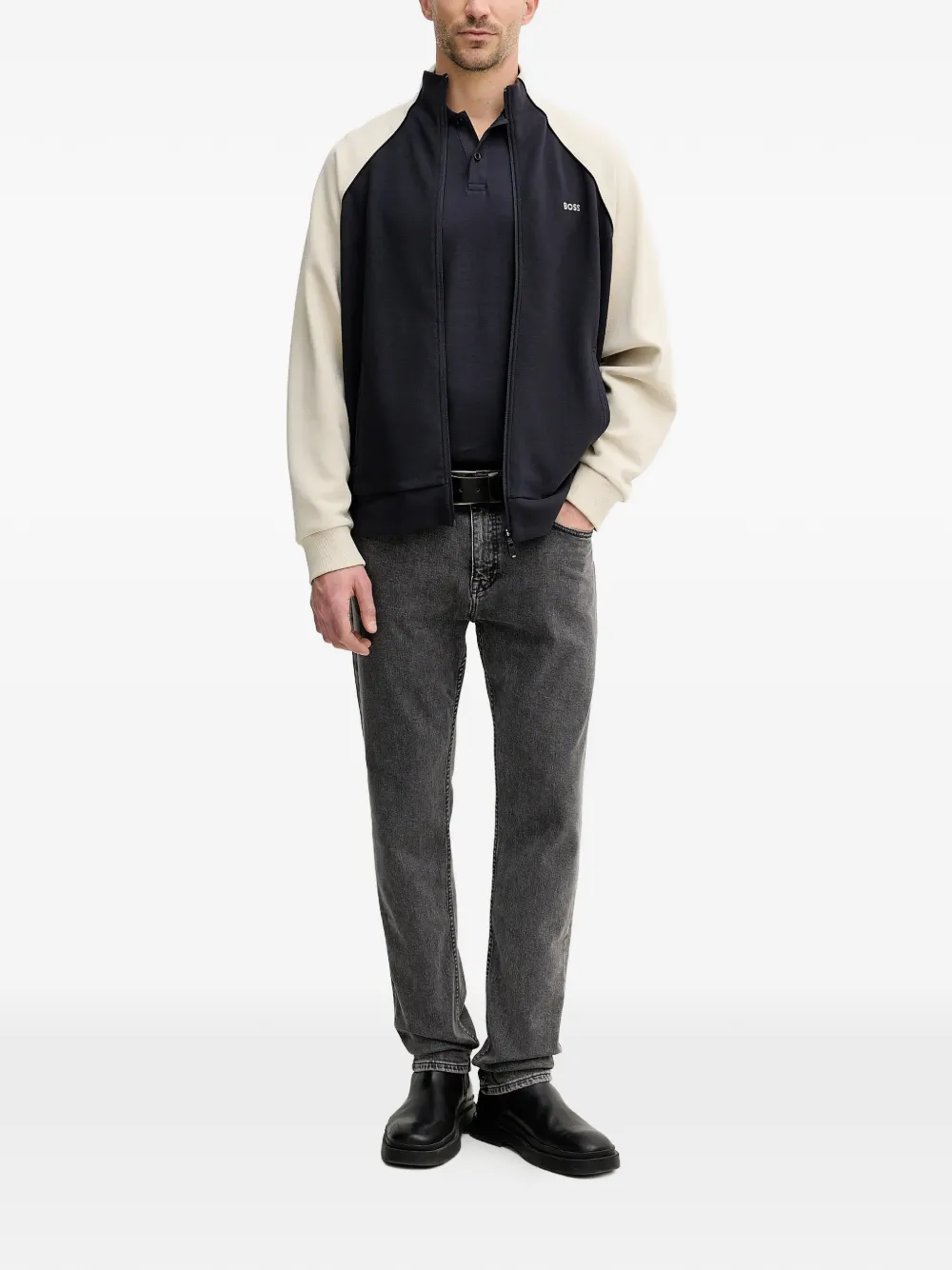 BOSS short-sleeve polo shirt - Blauw