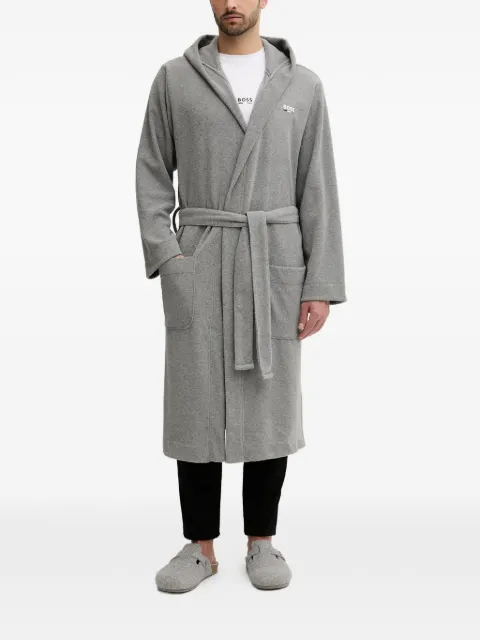 BOSS logo-detail robe