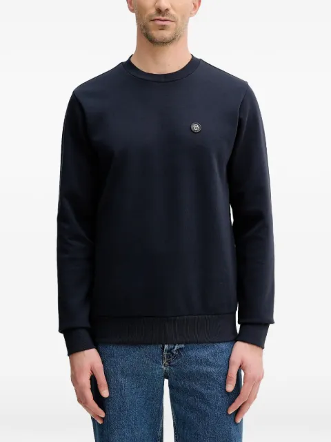 BOSS appliqué crew-neck sweatshirt