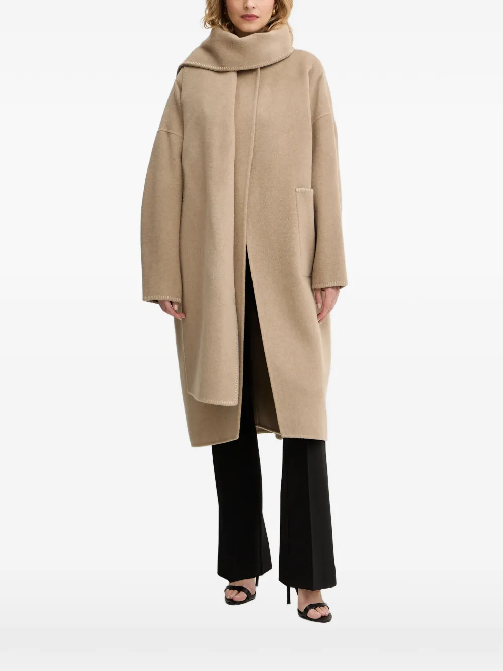 BOSS single-breasted coat - Toni neutri