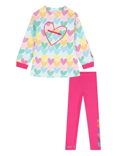 AGATHA RUIZ DE LA PRADA heart print leggings set