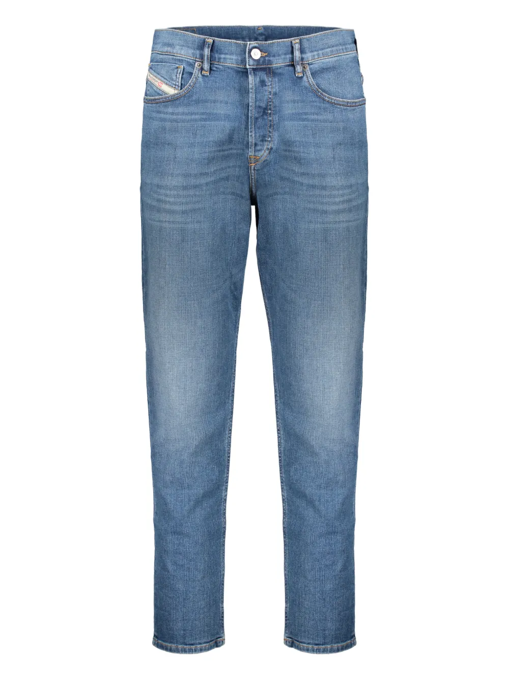 Diesel five-pocket straight-leg jeans - Blu