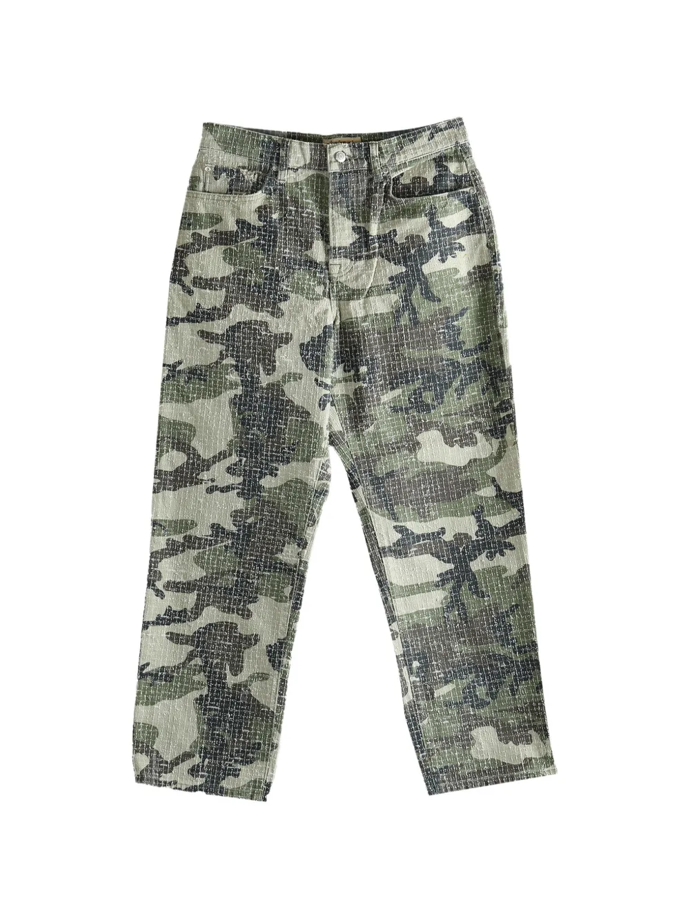 Stüssy camouflage denim jeans - Verde