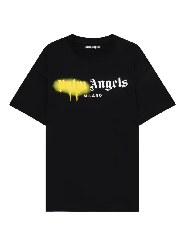 Palm Angels Spray City Milan Tシャツ | ブラック | FARFETCH JP