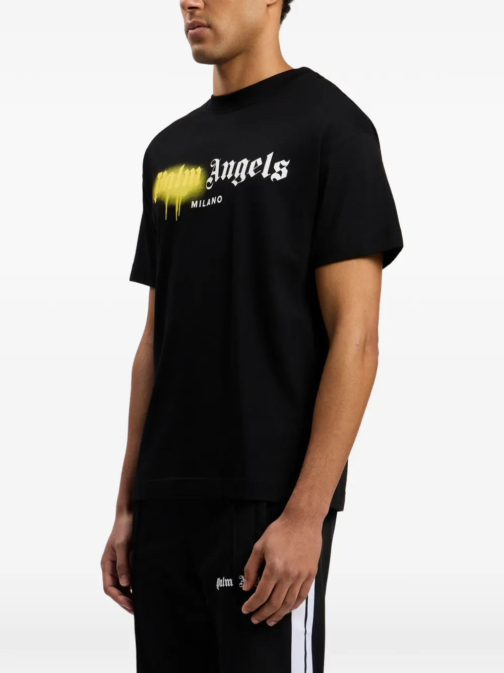 Palm Angels Spray City Milan Tシャツ | ブラック | FARFETCH JP