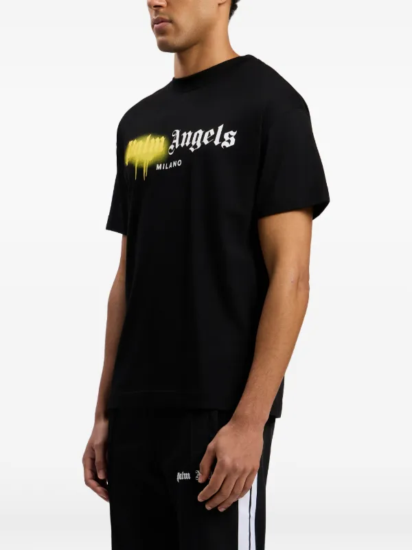 Palm Angels Spray City Milan Tシャツ | ブラック | FARFETCH JP