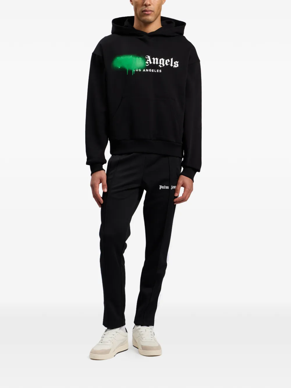 Palm Angels Spray City Los Angeles dripping logo hoodie | Hoodies | Image 2