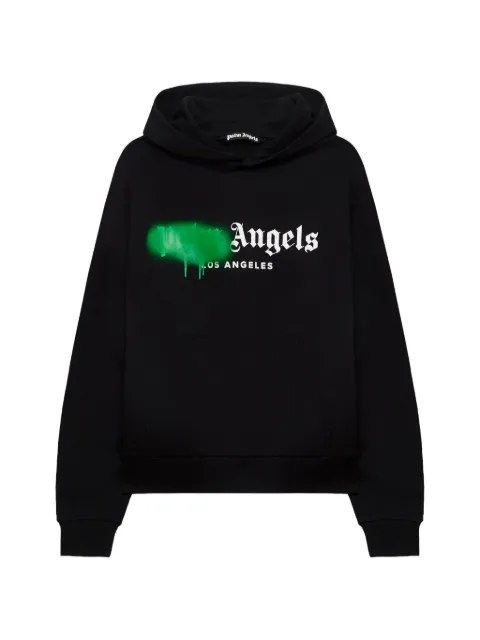 Palm Angels Spray City Los Angeles-hættetrøje med dryppende logo