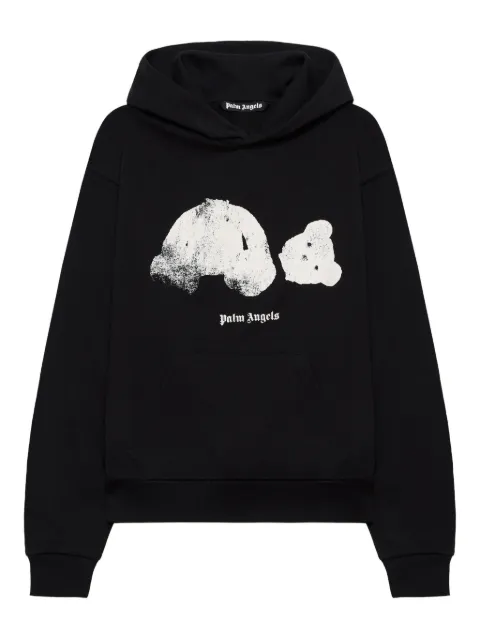 Palm Angels Spray Broken Bear graphic hoodie