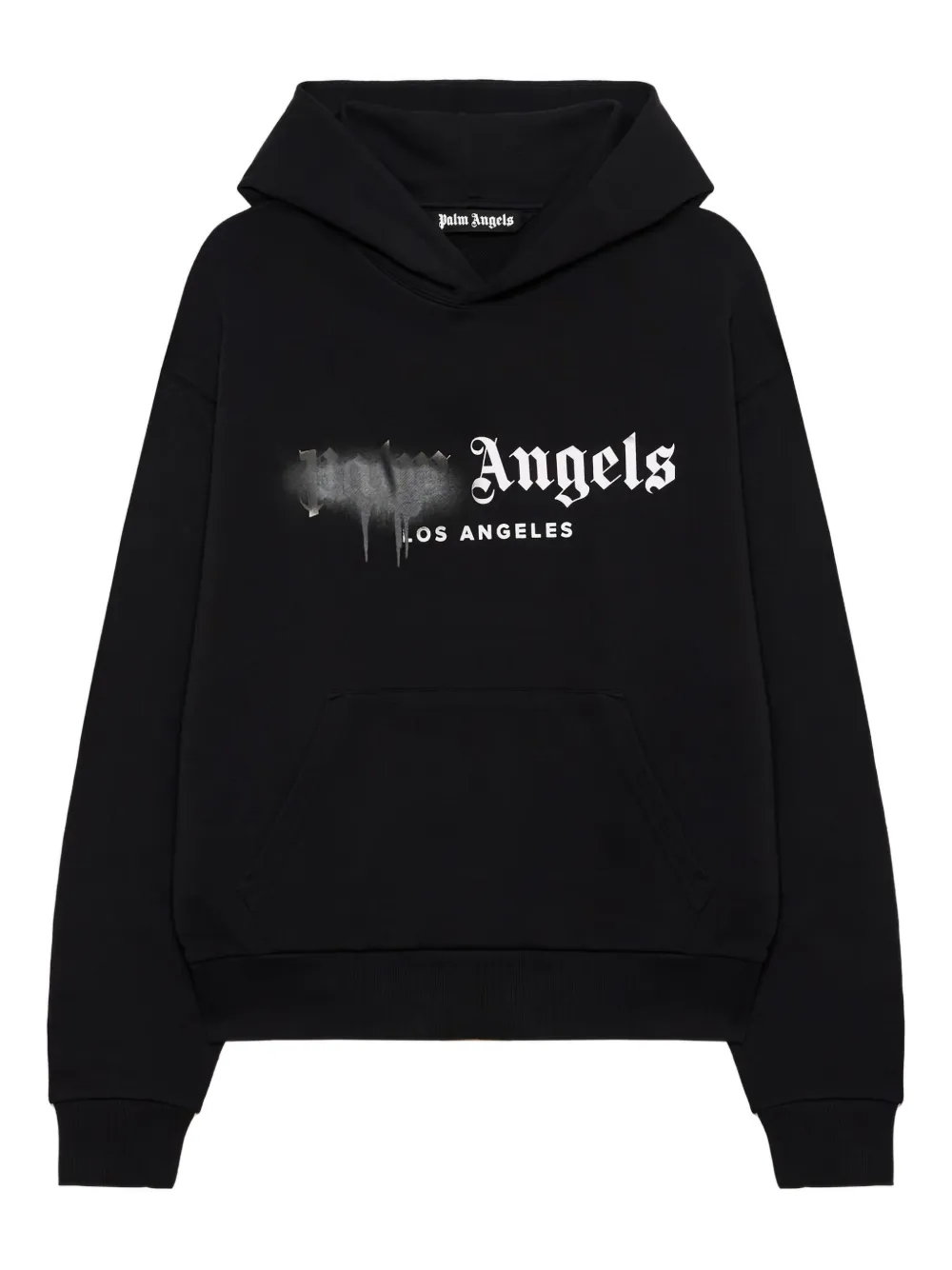 Palm Angels Spray City Los Angeles logo hoodie - Nero