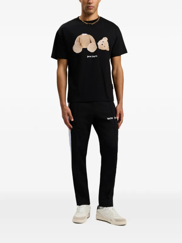 Palm Angels Broken Bear Graphic T-shirt | Black | FARFETCH